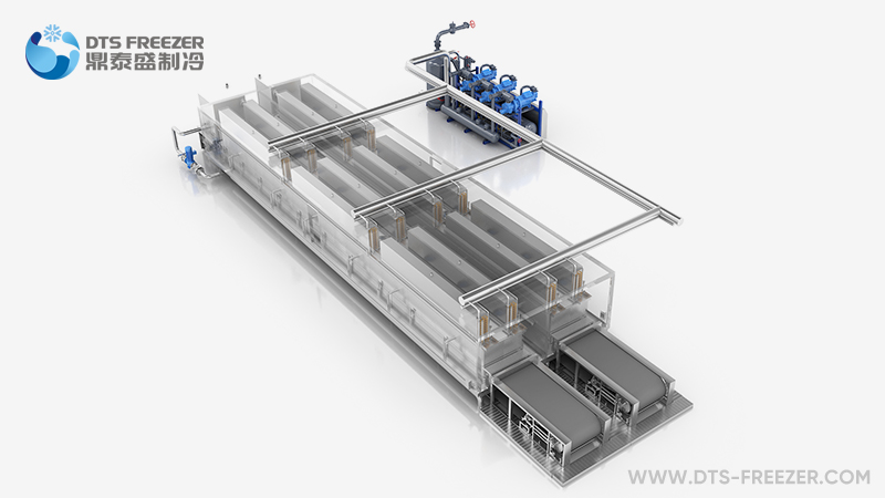 盐水板带速冻机