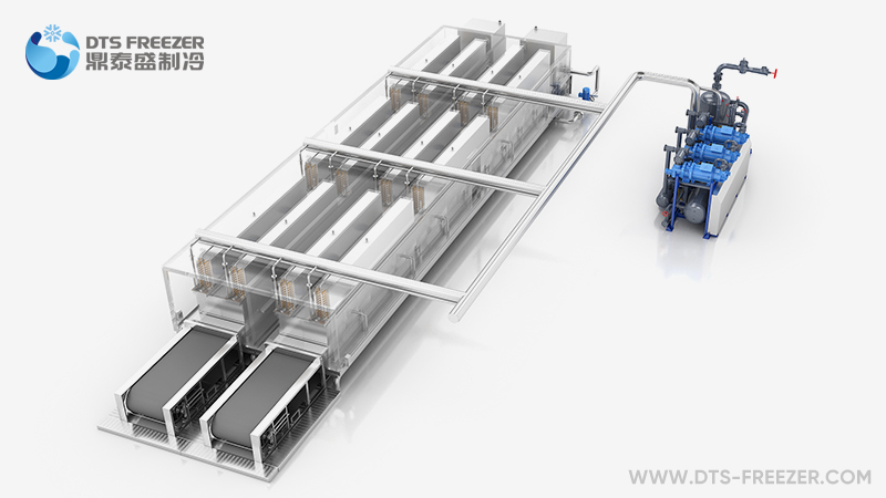 盐水板带速冻机